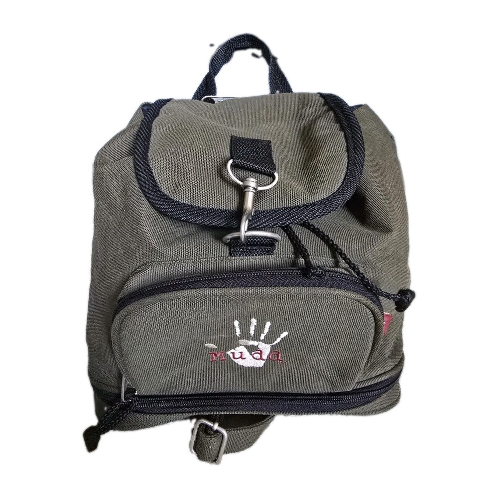Mudd Y2K Vintage Mini Backpack Green Bag